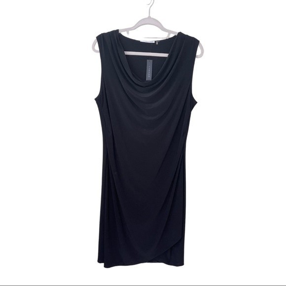 Tahari Lucy Dress Black Wedding Guest Formal Dress Little Black Dress - Picture 1 of 8